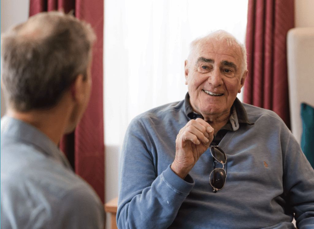 One-to-one dementia therapy session in Devon